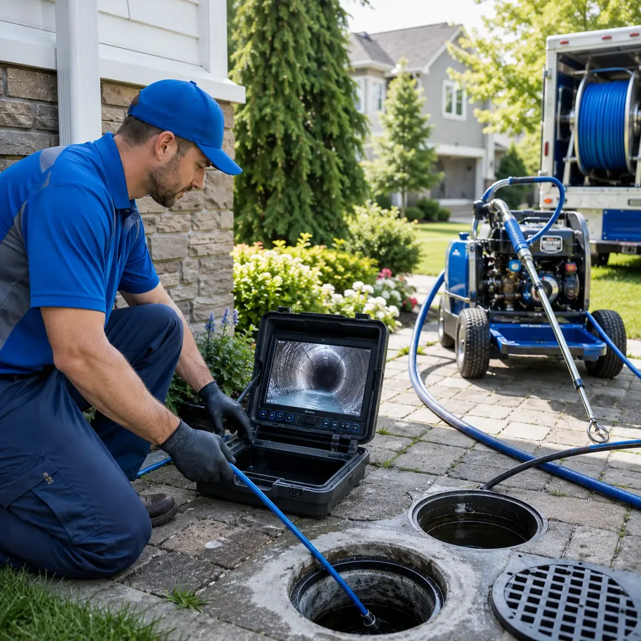 Outdoor drain cleaning professionals serving Saxton, PA